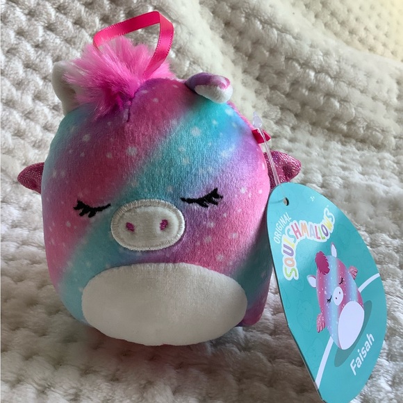 Squishmallows Plush Pegasus Faisah Stuffed Animal Ornament Toy with Tags - Picture 2 of 13